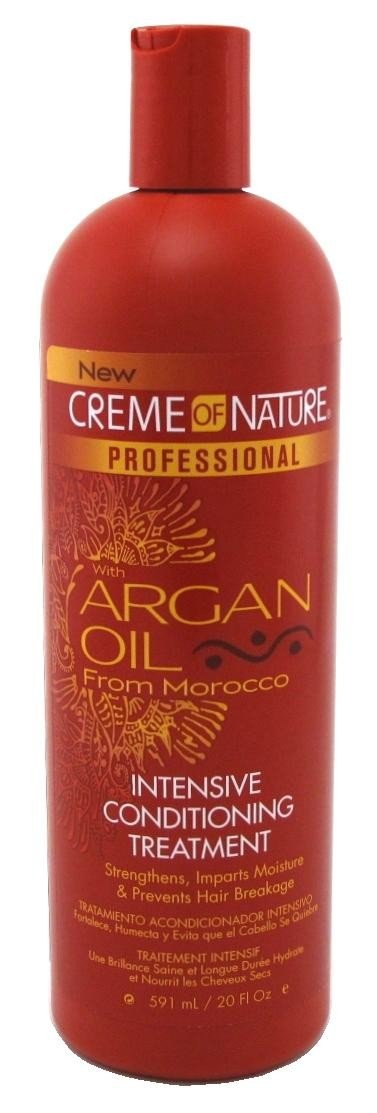 Crème de la nature argan huile de 20 oz shampooing sans sulfate