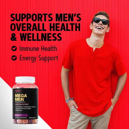 GNC Mega Men Gummy Multivitamin - product