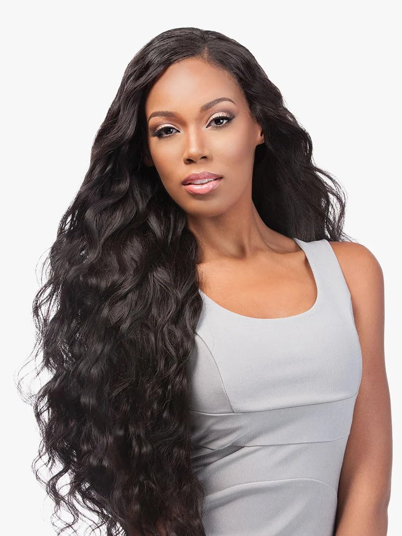 Sensationnel Virgin Remy Human Hair Weave Bare & Natural Body Wave 3pcs with 4"x4"Closure - VIP Extensions