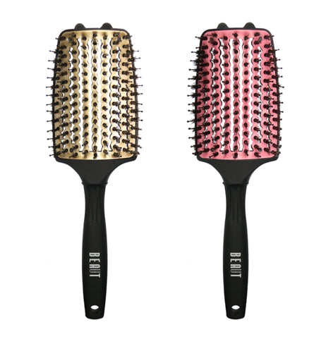 BEAUT HEAT RESISTANT CURVED VENT BRUSH W/ BRISTLES - VIP Extensions