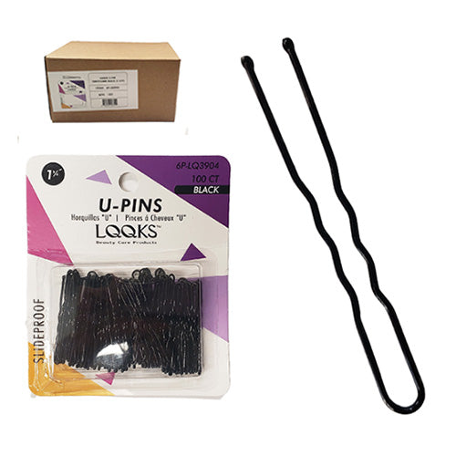 Looks U-Shaped Hair Pins 100 Count
