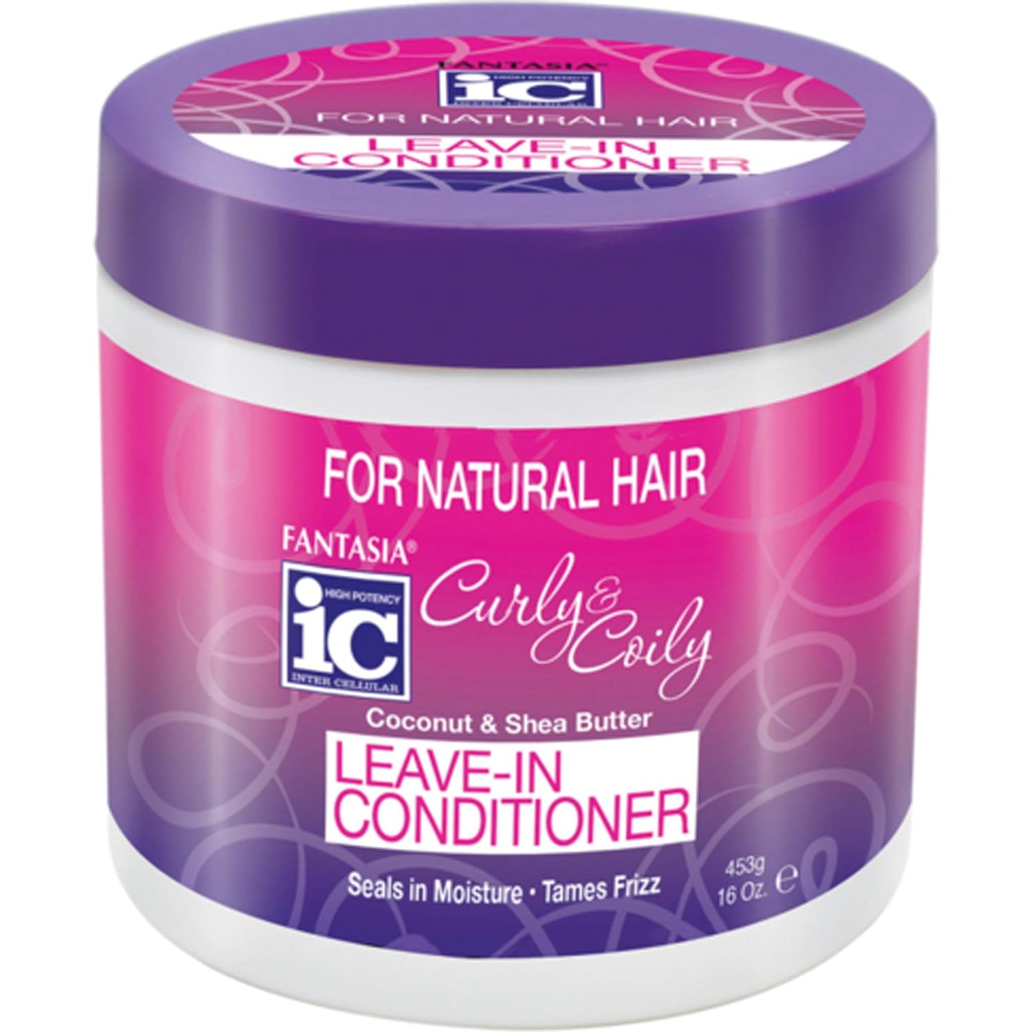 Fantasia IC Curly and Coily Leave-In Conditioner 16 Oz. - VIP Extensions