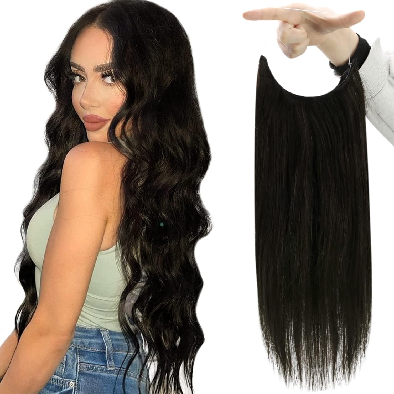 VIP BandX Halo / Silky Straight 24" with Clip - VIP Extensions