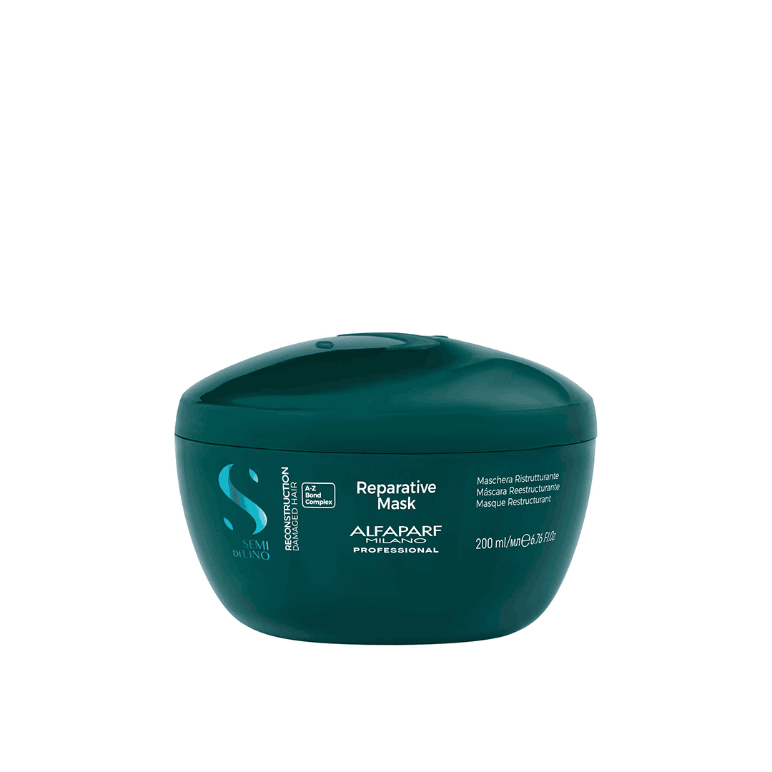 Alfaparf Milano Semi Di Lino Reconstruction Reparative Mask for Damaged Hair 6.76 oz