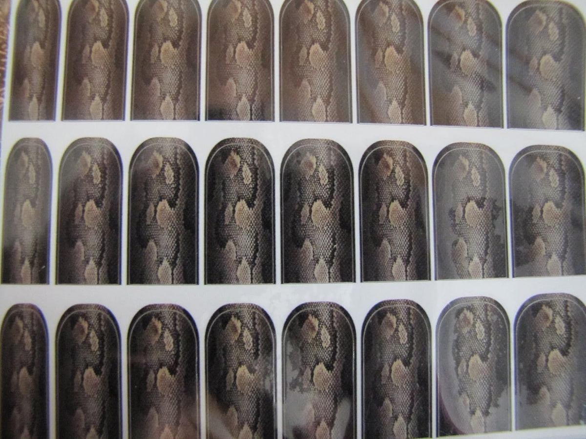 Skinz Nail Decals (24 ct) - Snake Skin