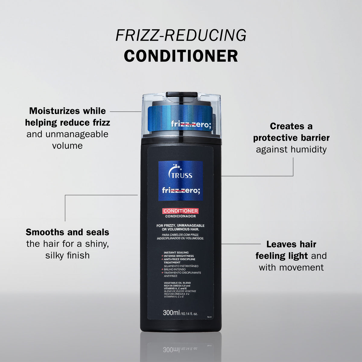 Truss Frizz Zero Conditioner 10.14 oz (300 ml)