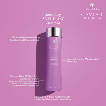 Alterna Caviar Anti-Frizz Shampoo benefits
