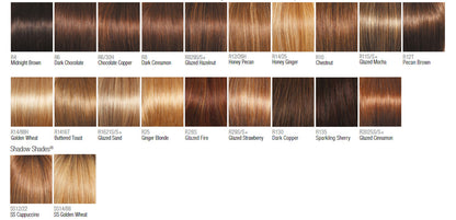 Raquel Welch human hair color chart