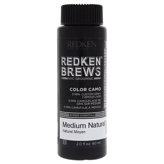 Redken Brews Color Camo Medium Natural for Men Hair Color 2 Oz