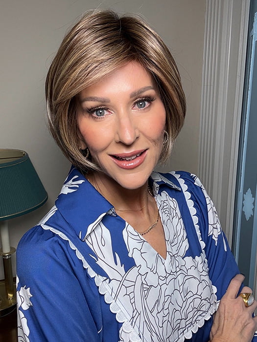 Raquel Welch Effortless Style Wig - short bixie wig with wispy bangs, front view