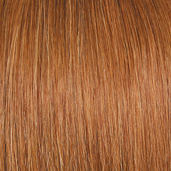Hairdo 20" 10-Piece Straight Human Hair Clip-In Extension Kit - R7HH Strawberry Blonde