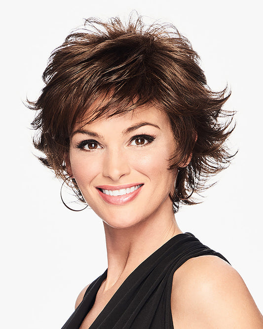 Hairdo Textured Flip Wig - model front view