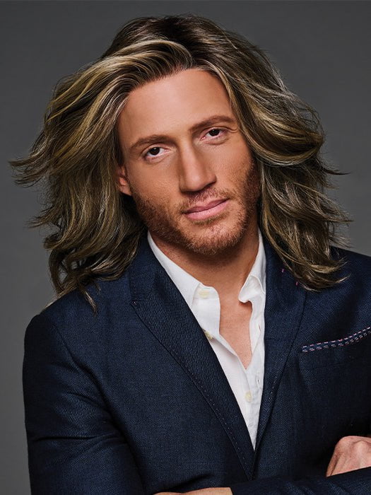 HIM Admirable men's wig by HairUWear - front view