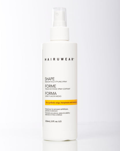 HairUWear SHAPE Medium Hold Pump Styling Spray 8 oz bottle