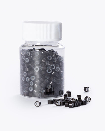 HairUWear Silicone Micro Beads 3x5mm 500 piece pack