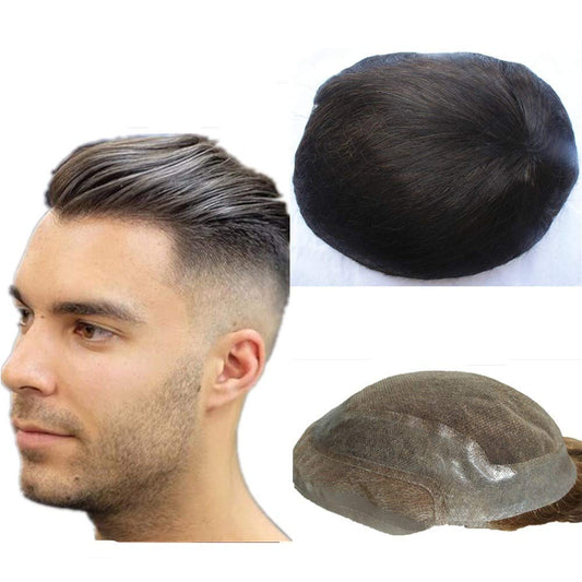 New! Hollywood Toupee for men 100% Human Hair - VIP Extensions