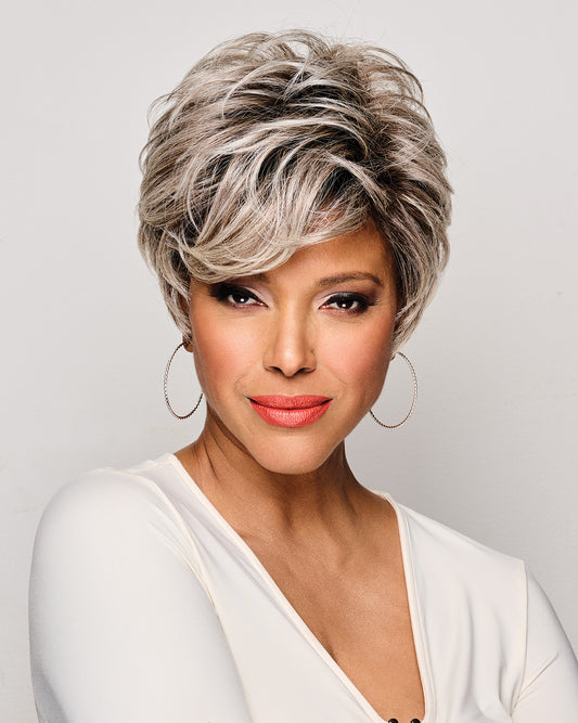 Kim Kimble Simone Wig - model front view