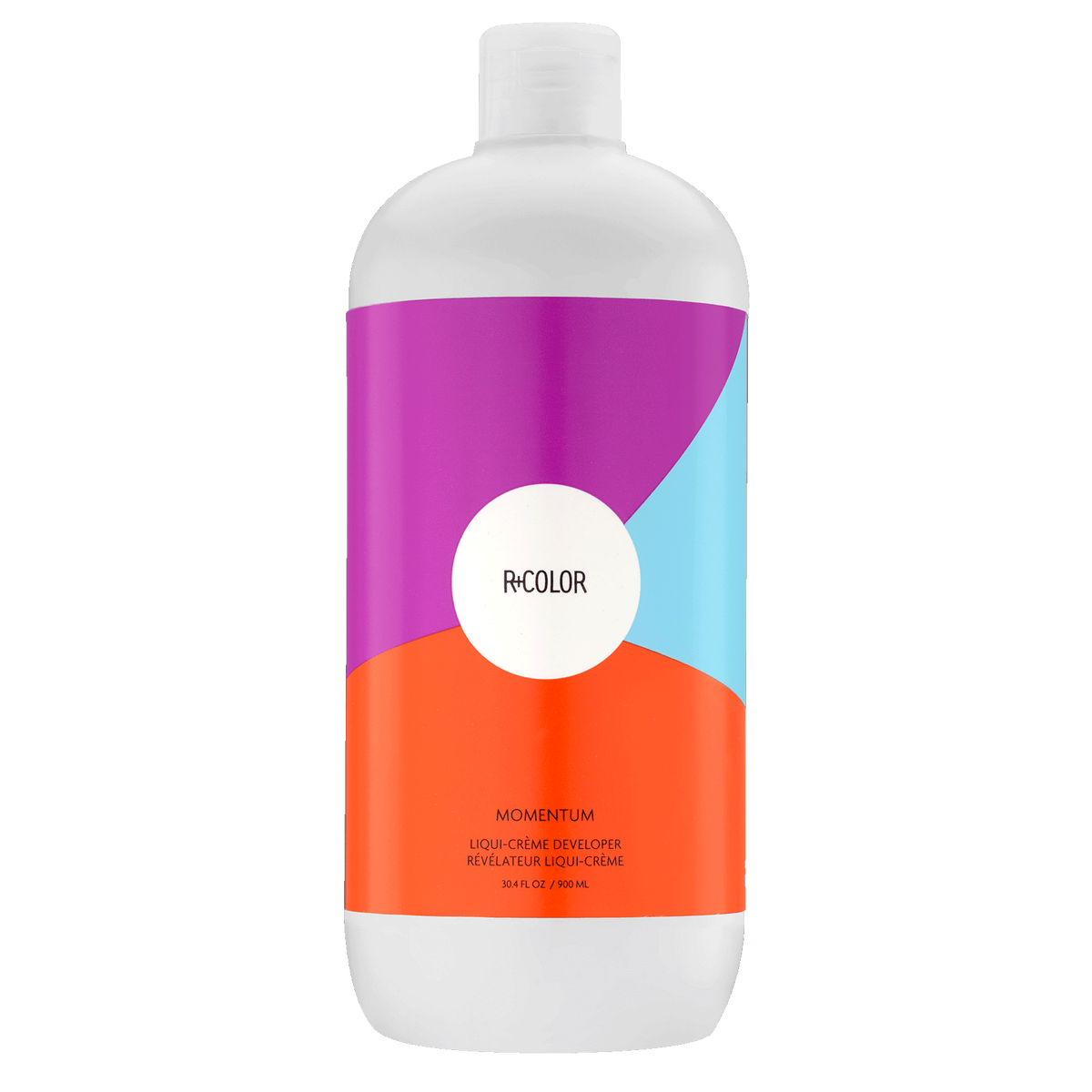 R+COLOR MOMENTUM Liqui-Creme Developer bottle, 30.4 fl oz / 900 ml