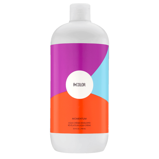 R+COLOR MOMENTUM Liqui-Creme Developer bottle, 30.4 fl oz / 900 ml