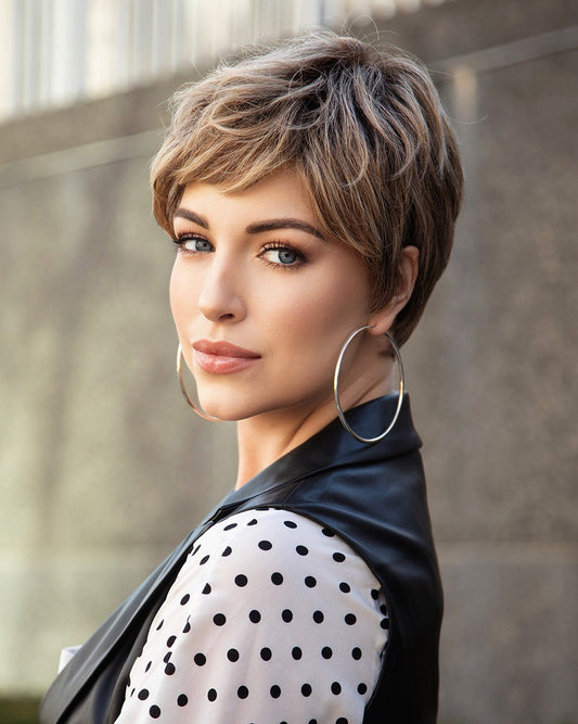 Gabor Out The Door wig in GF12/22SS Shaded Cappuccino - front view