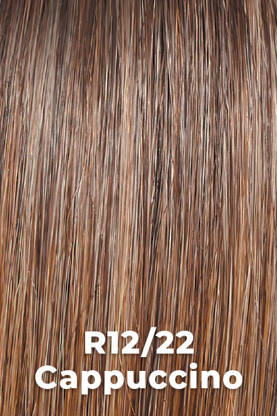 HD 21" Straight Claw Clip Pony – R12/22 Cappuccino color swatch