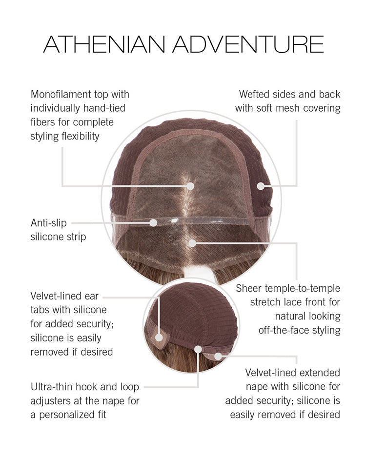 Raquel Welch Athenian Adventure Wig - 100% Human Hair