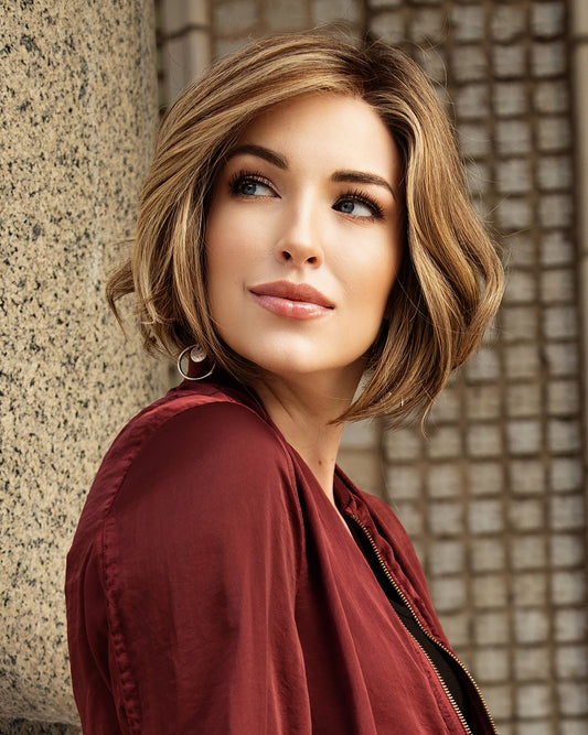 Gabor Trend Alert wig in GF11/25SS Shaded Honey Pecan - front view
