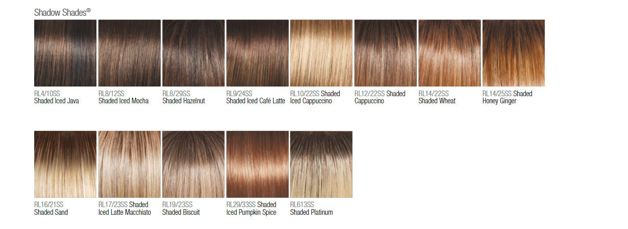 Raquel Welch Tru2Life color chart - RL and SS shades
