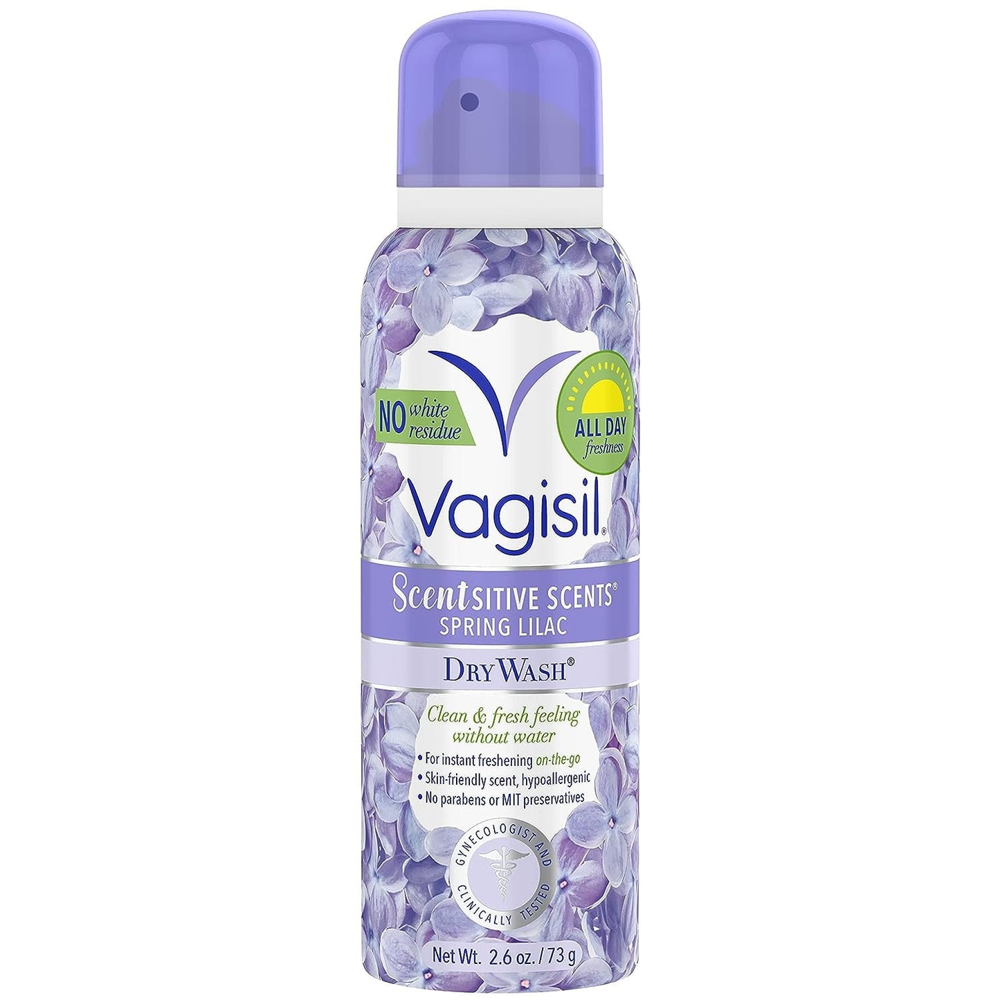 Vagisil Scentsitive Scents Dry Wash Lavender Wildflower 2.6 oz