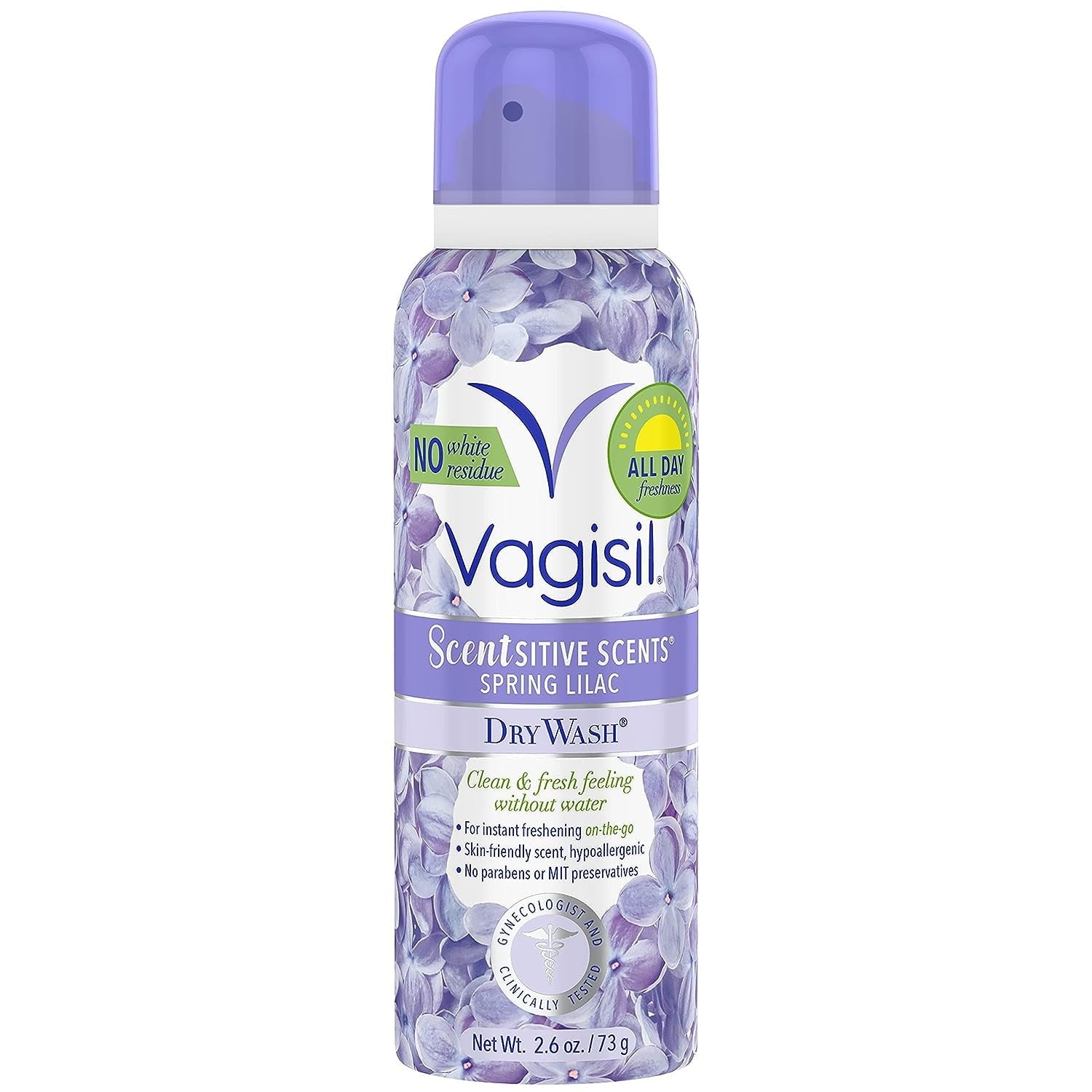 Vagisil Scentsitive Scents Dry Wash Lavender Wildflower 2.6 oz