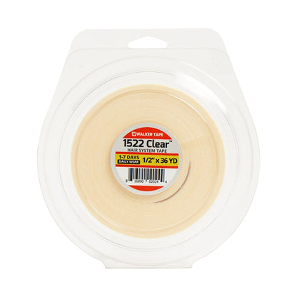 Walker Tape 1522 Clear 1/2 in x 36 yd roll