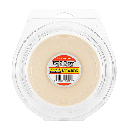 Walker Tape 1522 Clear 3/4 in x 36 yd roll