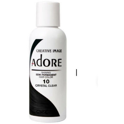 Adore Semi-Permanent Hair Color, 4 fl oz - 10 CRYSTAL CLEAR
