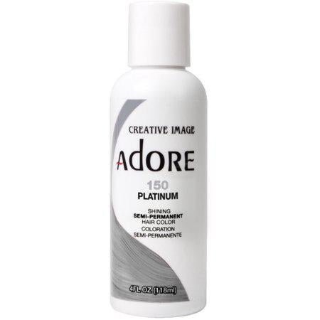Adore Semi - Permanent Haircolor 150 Platinum 4 Ounce (118ml) (AD - 150) - VIP Extensions