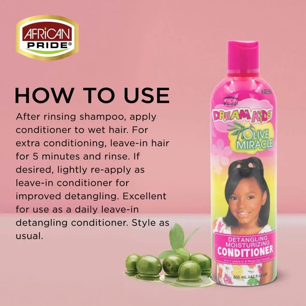 African Pride Dream Kids Detangling Moisturizing Conditioner - 12 oz - VIP Extensions