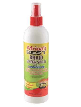 Africa's Best Braid Sheen Spray Witn Conditioner 12 Oz - VIP Extensions