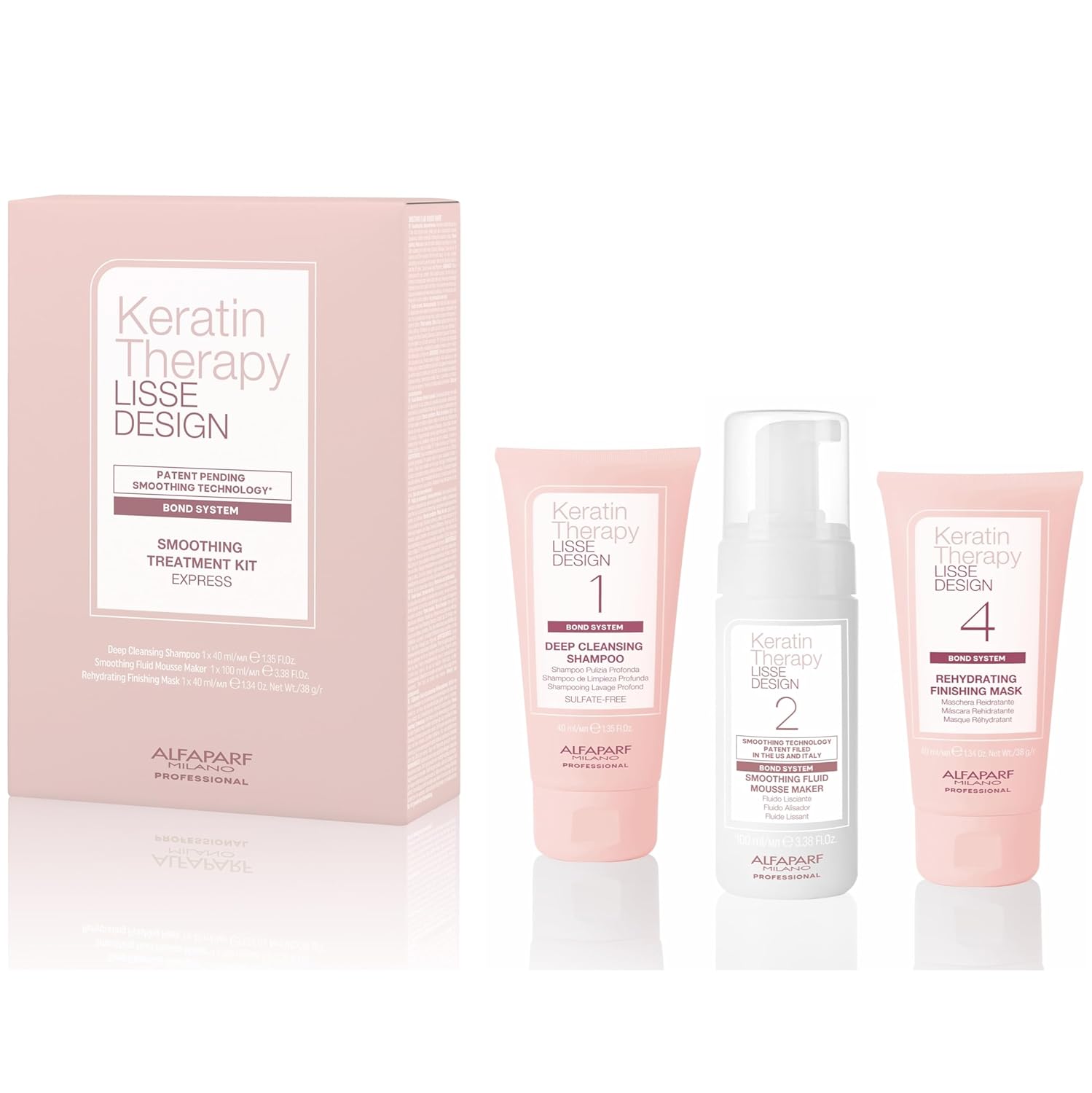 Alfaparf Milano At Home Keratin Hair Treatment Lisse Design - VIP Extensions