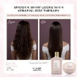 Alfaparf Milano Keratin Therapy Lisse Design Hydrating Kit - Keratin Shampoo and Keratin Hair Mask - Maintains and Enhances Keratin Hair Treatments - Anti - Frizz Hair Products - VIP Extensions