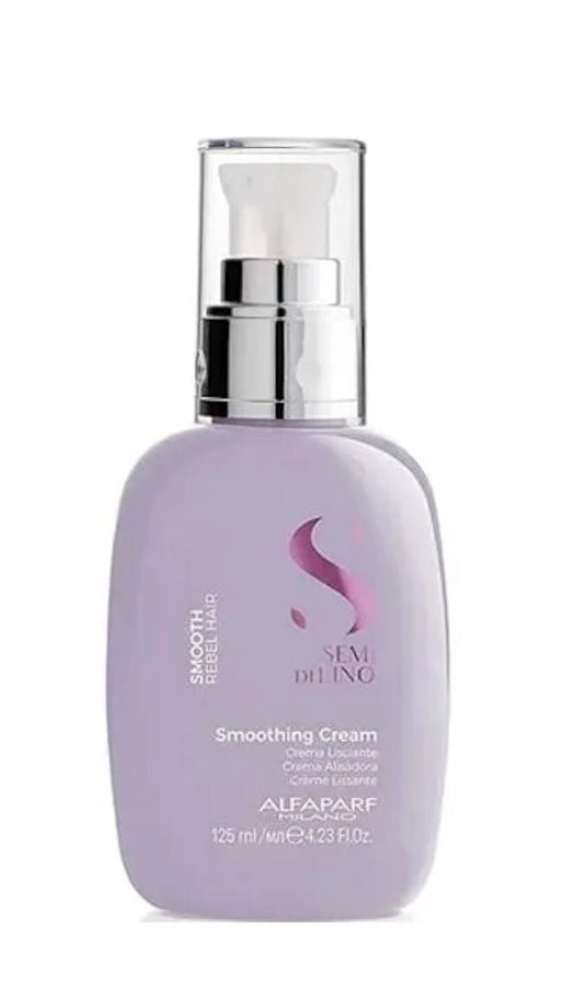 Alfaparf Milano Semi Di Lino Smooth Smoothing Cream for Frizzy and Rebel Hair - Controls Frizz - Protects from Heat and Humidity - VIP Extensions