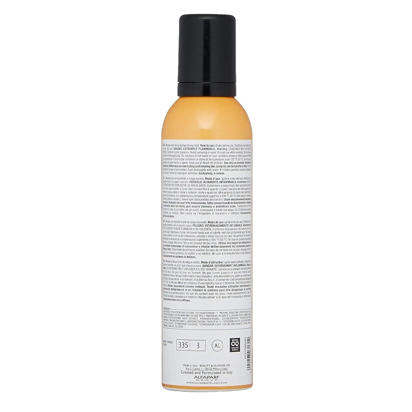 Alfaparf Milano Style Stories Firming Hair Mousse - (8.45 fl oz) - VIP Extensions