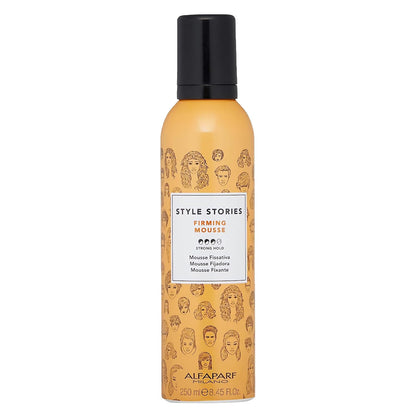 Alfaparf Milano Style Stories Firming Hair Mousse - (8.45 fl oz) - VIP Extensions