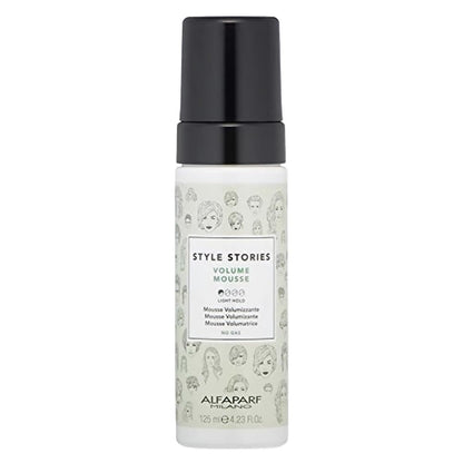 Alfaparf Milano Style Stories Volume Mousse Hair Styling Product - 4.23 Fl Oz - VIP Extensions