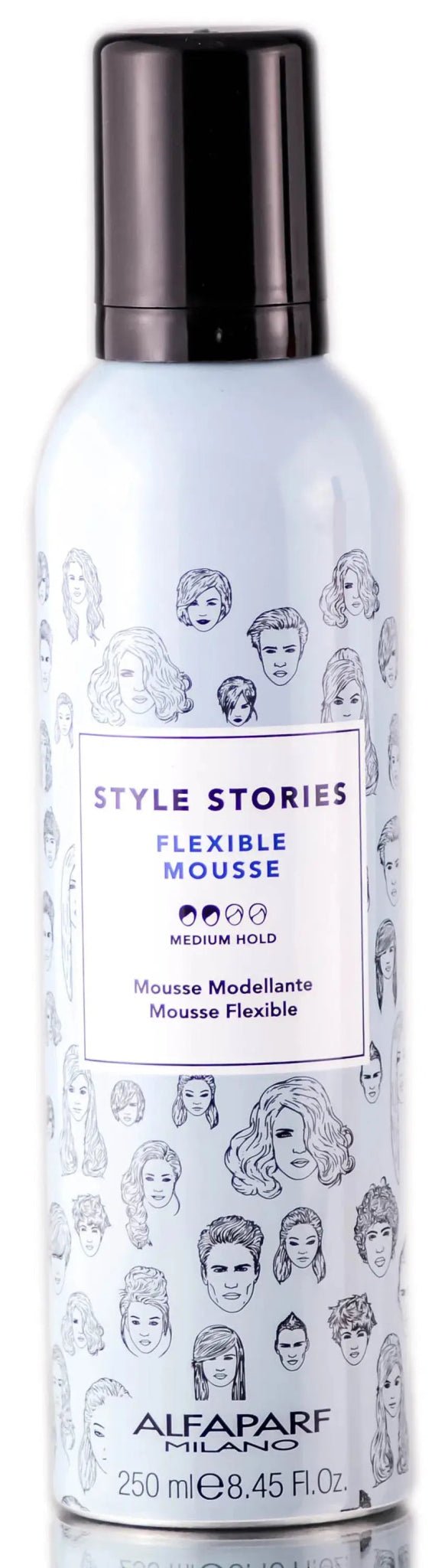 ALFAPARF Style Stories Flexible Mousse Medium Hold 8.45 oz - VIP Extensions