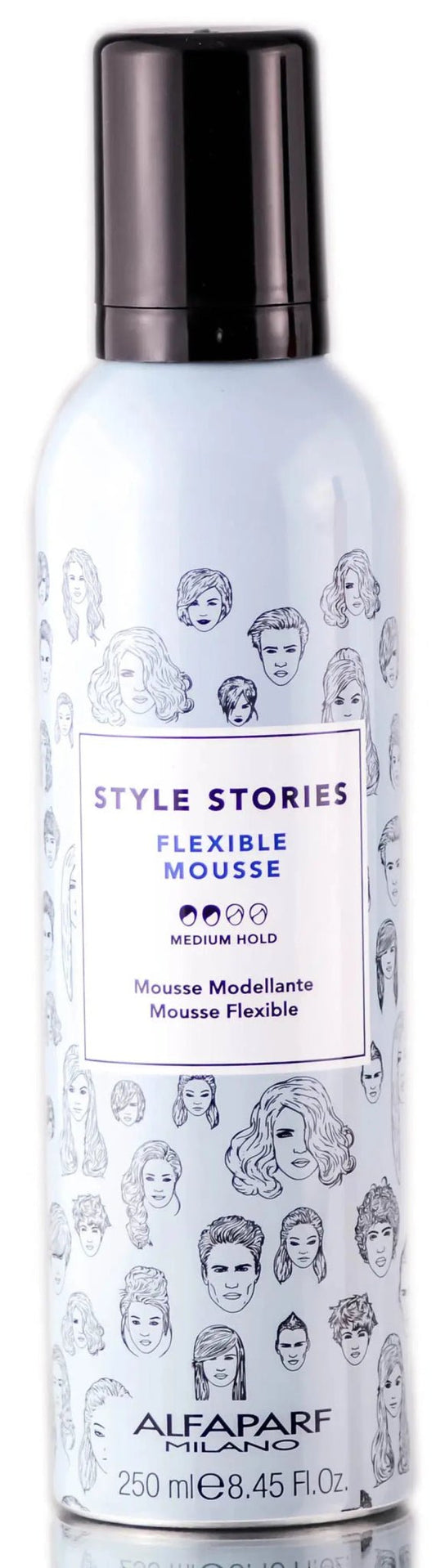 ALFAPARF Style Stories Flexible Mousse Medium Hold 8.45 oz - VIP Extensions