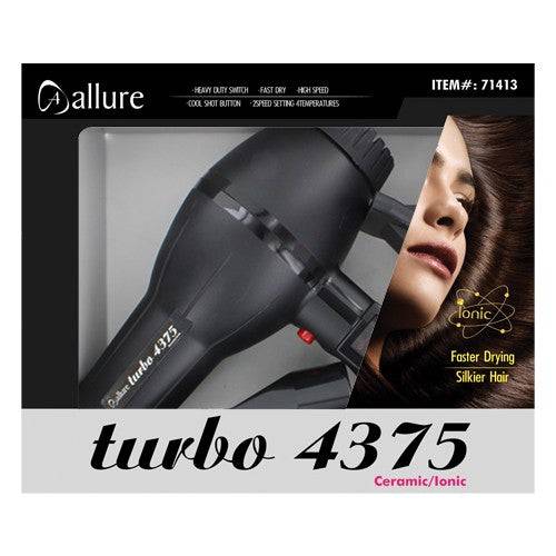 Allure Tourmaline/Ceramic/Ionic Turbo 4375 1875W Dryer (71413) - VIP Extensions