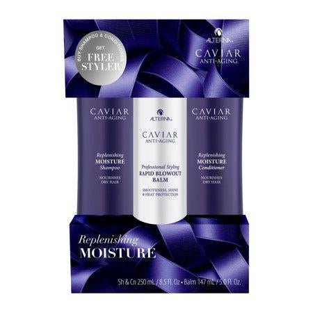 Alterna Caviar Anti - Aging Replenishing Moisture Set with Balm - VIP Extensions
