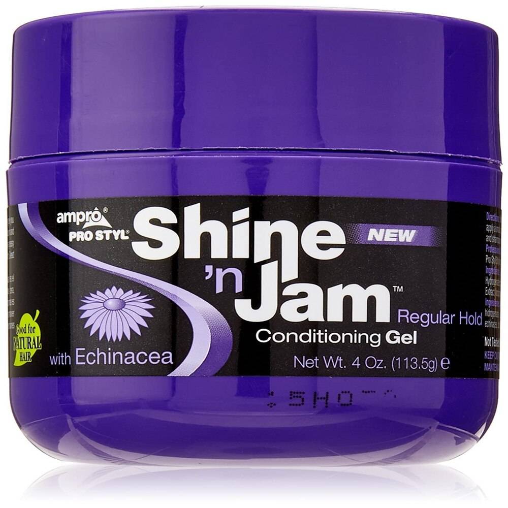 Ampro Shine N Jam Conditioning Gel, Regular Hold, 4 OZ - VIP Extensions