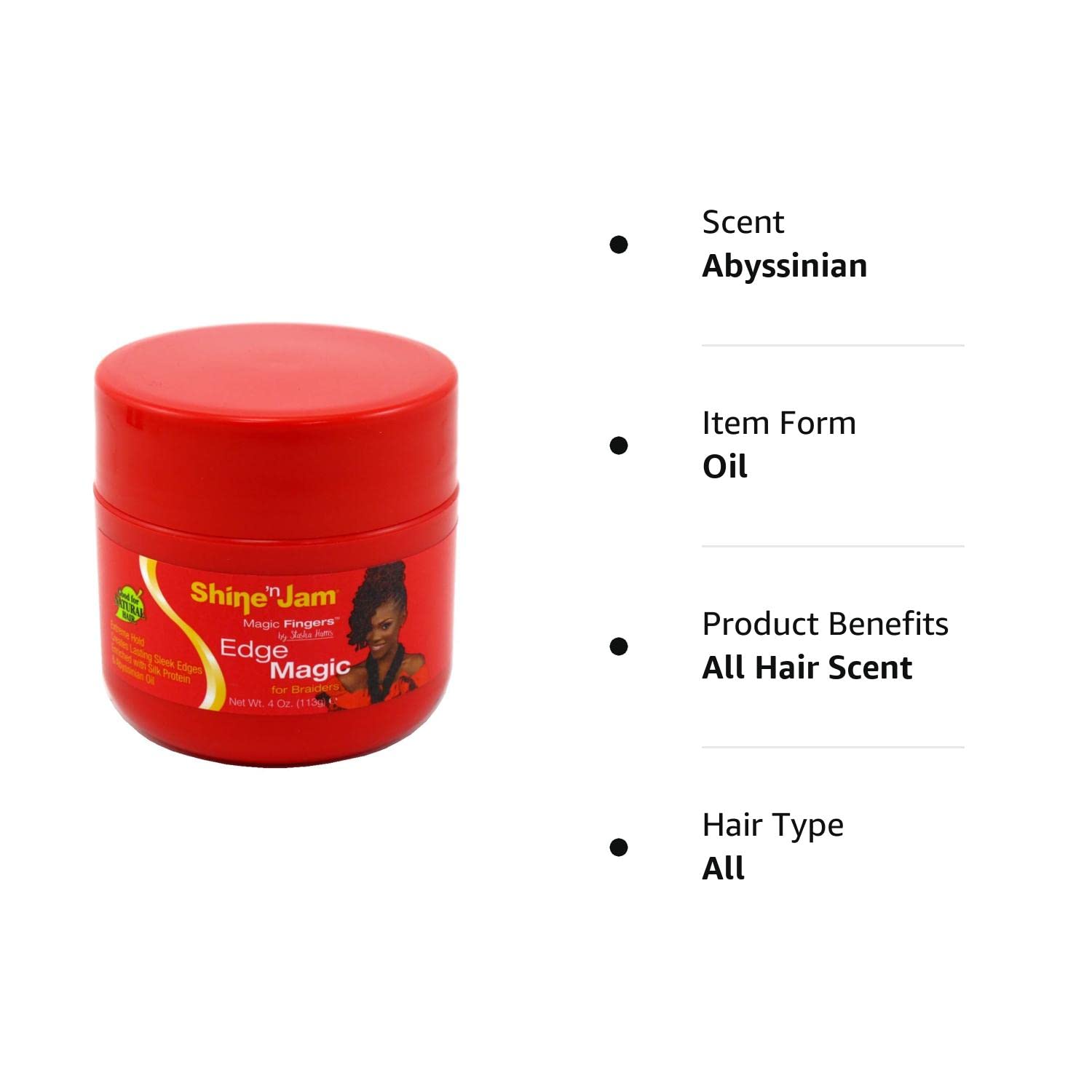 Ampro Shine N Jam Magic Fingers For Braiders Edge Extreme Hold - VIP Extensions