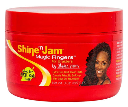 Ampro Shine N Jam Magic Fingers For Braiders Edge Extreme Hold - VIP Extensions