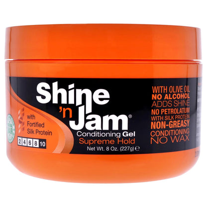 AMPRO Shine - n - Jam Supreme Hold - Conditions 8 oz - VIP Extensions